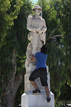 Pomnik greckiego żołnierza