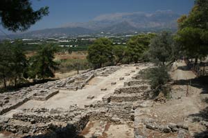 Agia Triada - widok na Agor