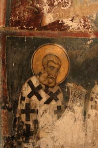 Fresk z kościoła Ag. Georgios